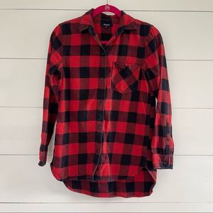 Madewell Flannel Ex Boyfriend Buffalo Check Shirt